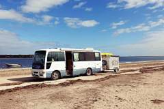 Fork the Bus at Baird Bay on the Eyre Peninsula SA