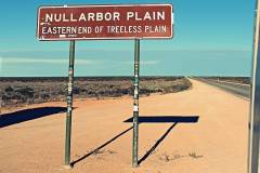 Crossing the Nullarbor Plain from the Eastern end