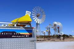 The Penong windmills and the largest windmill in Australia