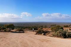 Finchy at Madura Pass crossing the Nullarbor