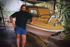 Finchy about to go out on Darwin Harbour 1991