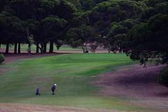 Finchy playing golf at Port Lincoln