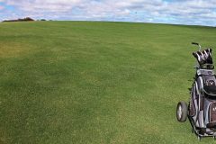 Up to the green on The Dunes Golf Course