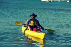 Finchy kayaking Rivoli Bay SA