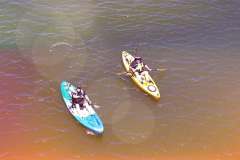 Finchy kayaking the Glenelg River Victoria
