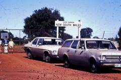 Family holidays in the HQ on the dog fence 1974