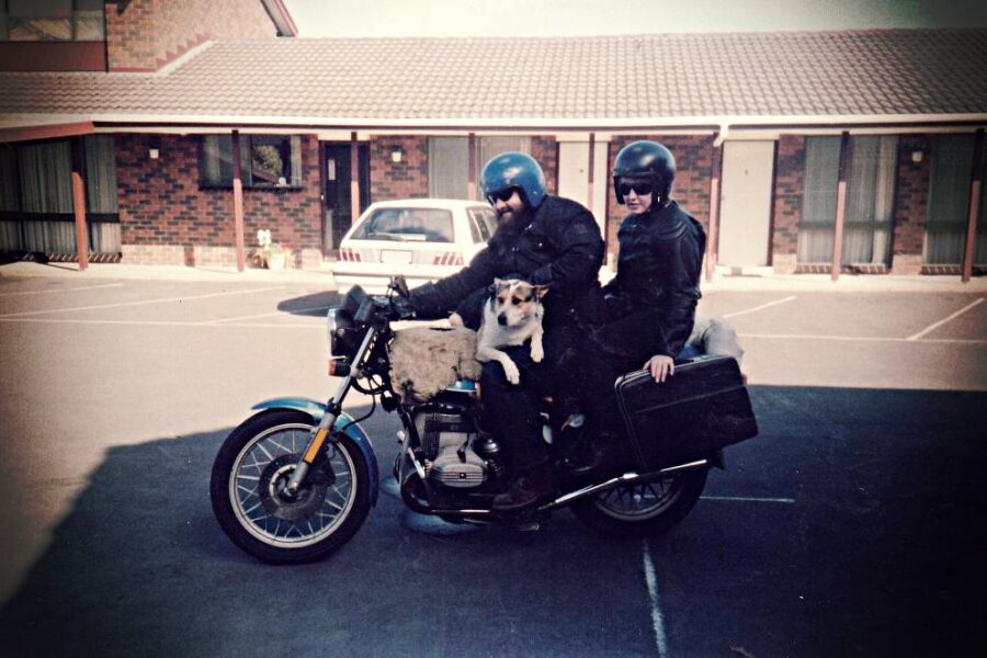 All aboard. Travelling the Great Ocean Road together in 1989