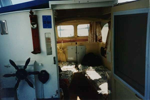 Huck Finn river boat cabin