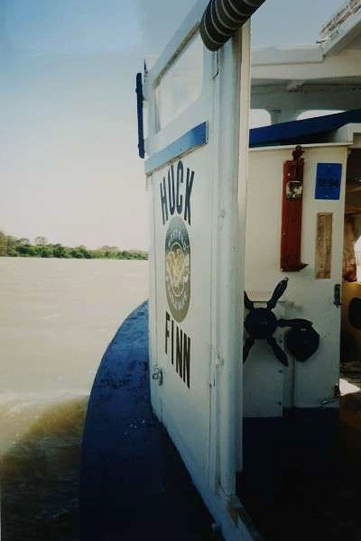 Huck Finn riverboat underway 1995